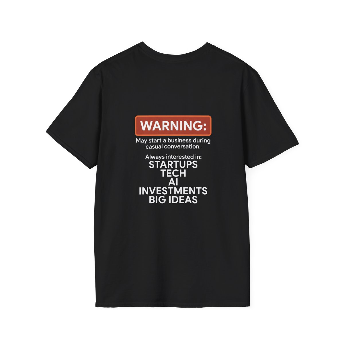 Warning: May start a business during casual conversation
