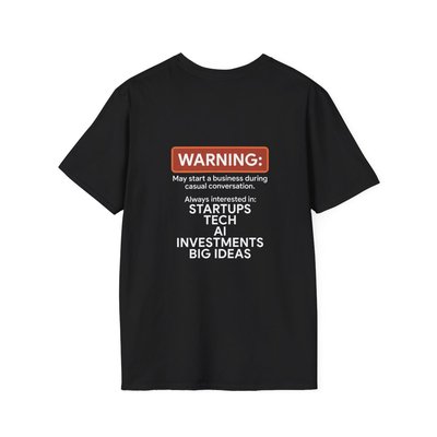 Warning: May start a business during casual conversation back