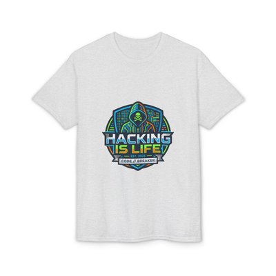 Hacking is life mockup