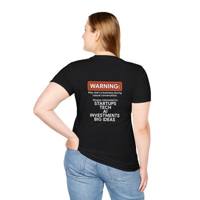 Warning: May start a business during casual conversation other